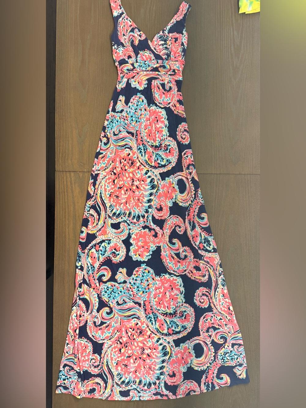 Lilly Pulitzer Navy Sloane Maxi Dress, Size XXS